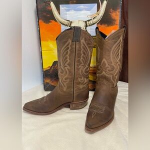 Abilene Boot Co. Brown Heeled Boots